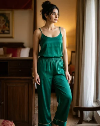 camisole + pants combo - Emerald