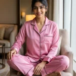 The Rouge Satin PJ Set - Strawberry Ice