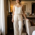 camisole + pants combo - Ivory