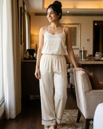 camisole + pants combo - Ivory