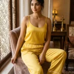 camisole + pants combo - Sunny Yellow