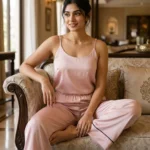 camisole + pants combo - Blush