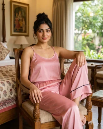 camisole + pants combo - Pink