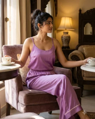 camisole + pants combo - Orchid