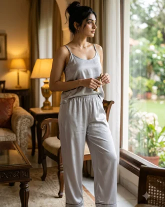 camisole + pants combo - Silver
