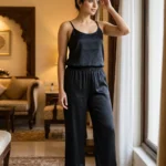 camisole + pants combo - Black