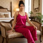 camisole + pants combo - Fuchsia