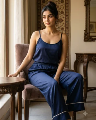 camisole + pants combo - Navy