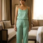 camisole + pants combo - Mint