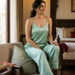camisole + pants combo - Aqua