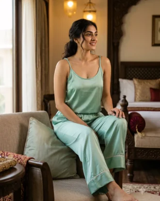 camisole + pants combo - Aqua